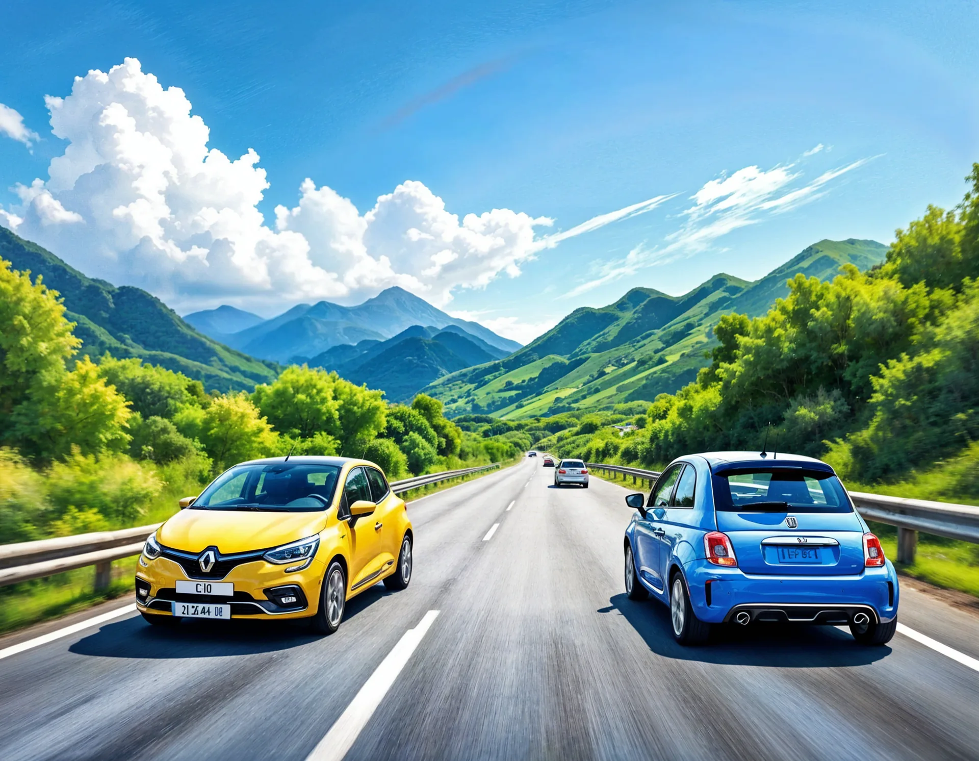 Véhicules A3 Top Cars sur les routes de Guadeloupe