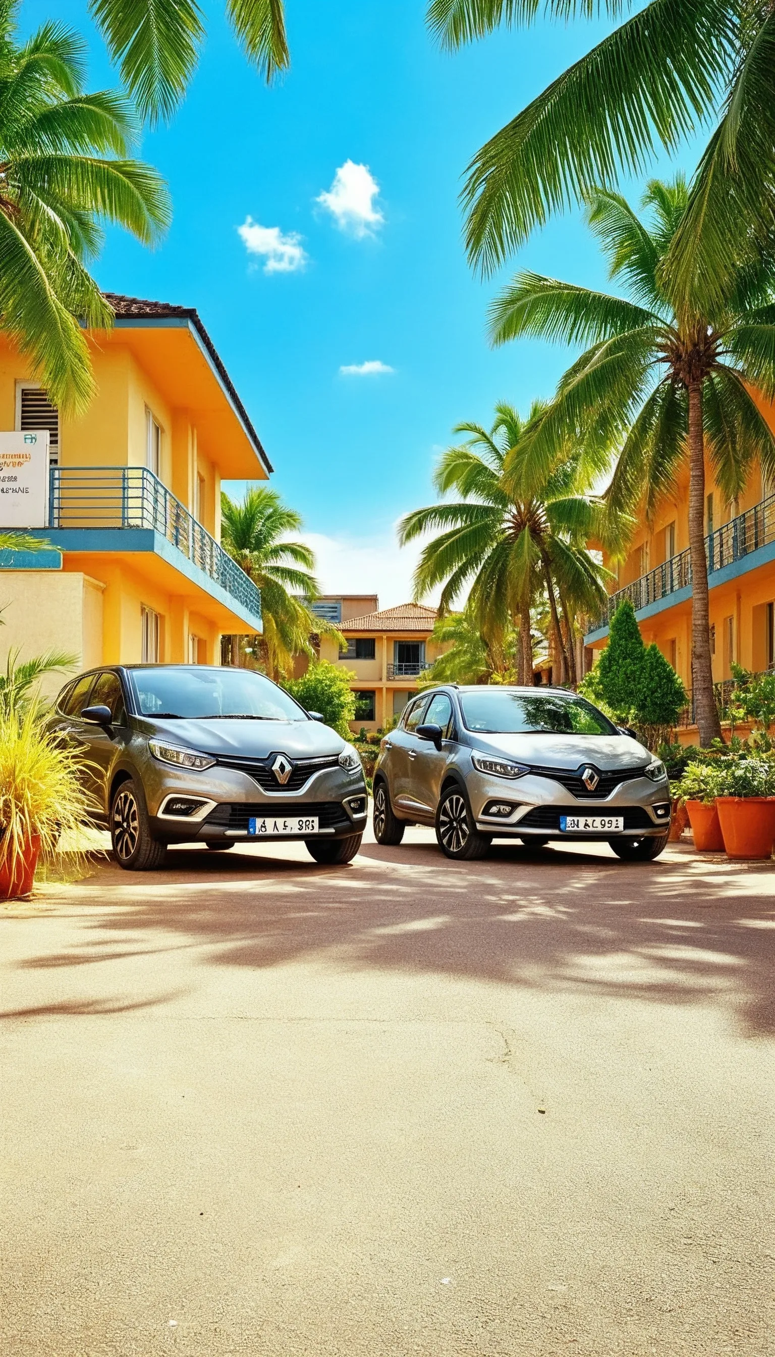 Flotte A3 Top Cars devant agence